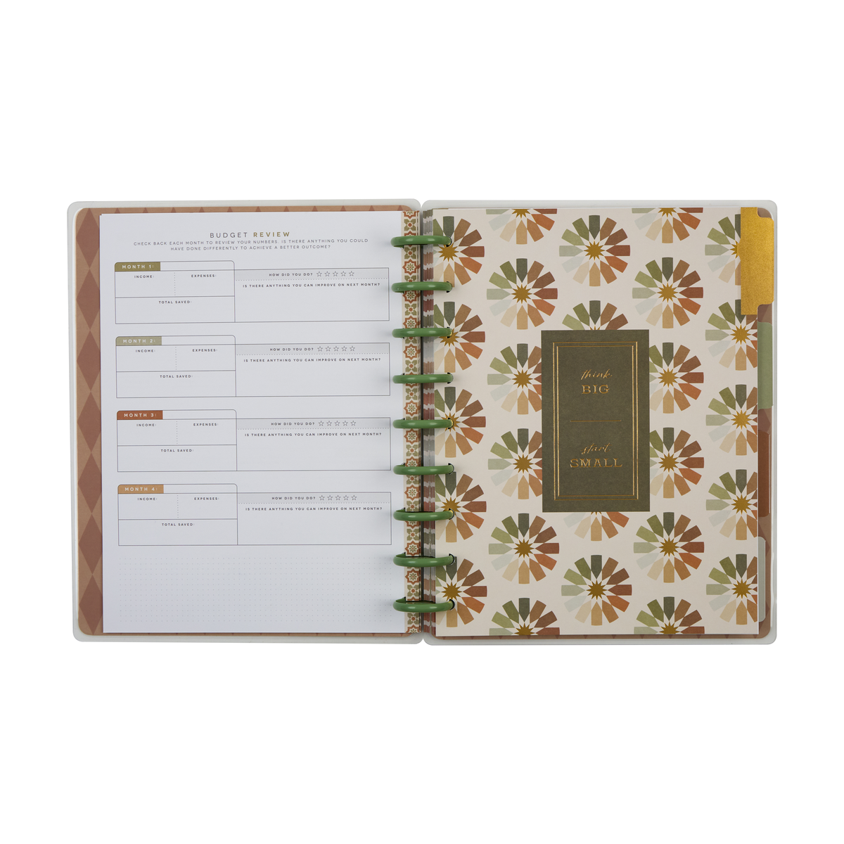 Reflect & Grow - Classic Guided Budget Journal - 80 Sheets