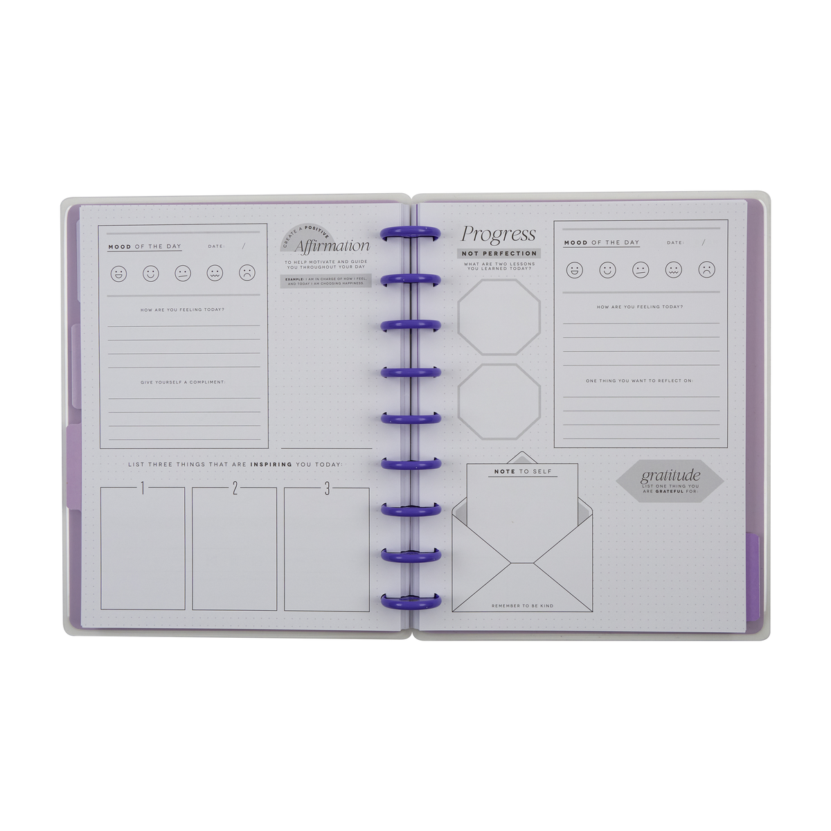 Reflect & Grow - Classic Guided Mood Journal - 80 Sheets