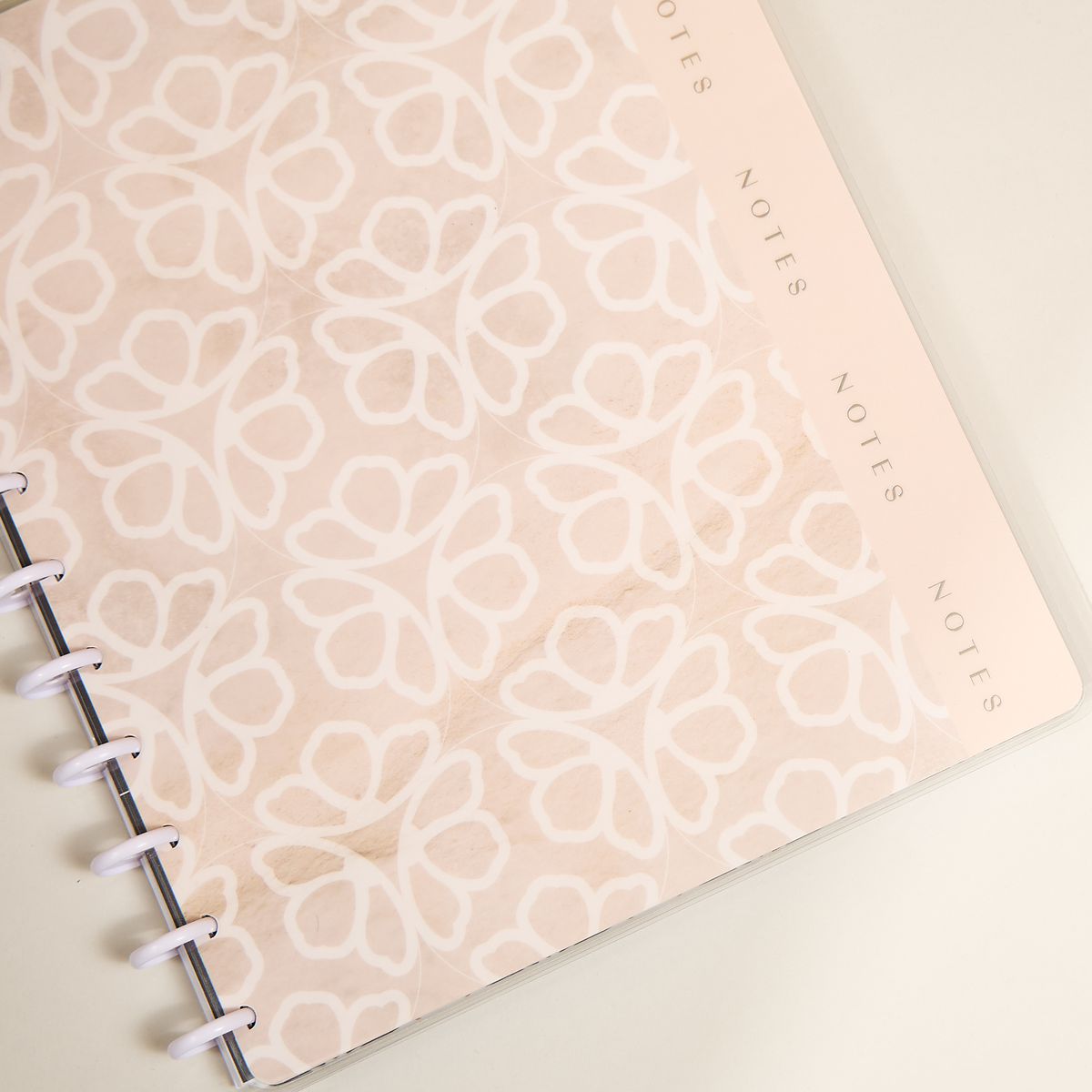 Textured Tile - Dotted Lined Big Notebook - 60 Sheets