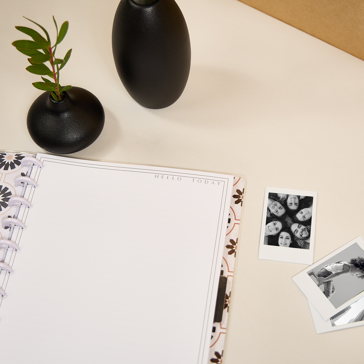 Textured Tile - Dotted Lined Big Notebook - 60 Sheets