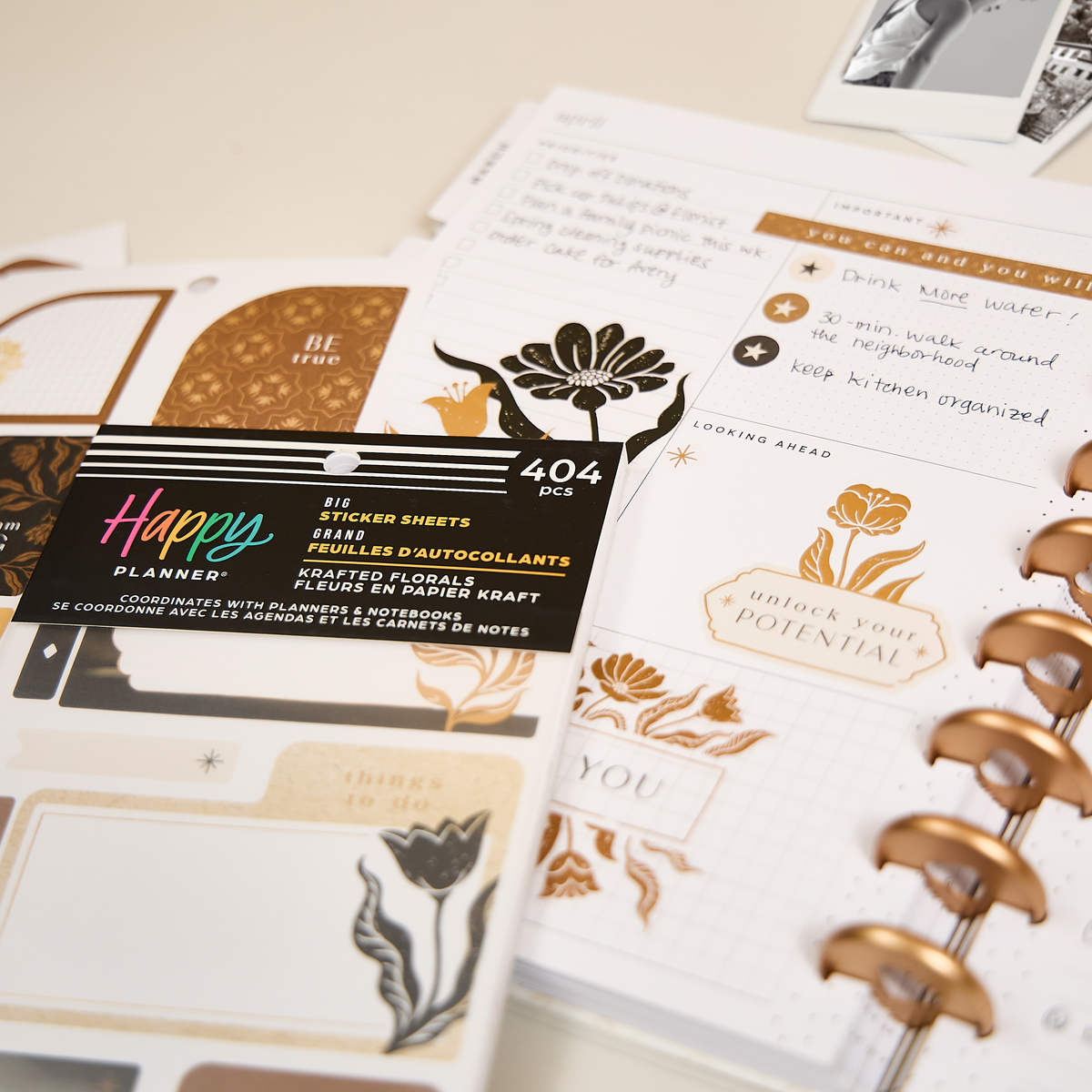 Krafted Florals - Value Pack Stickers - Big