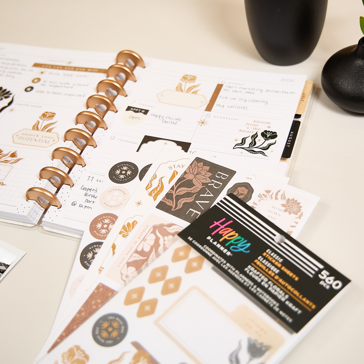 Krafted Florals - Value Pack Stickers