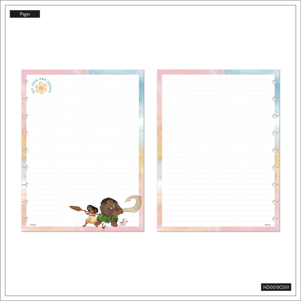 Disney Moana - Dotted Lined Classic Notebook - 60 Sheets