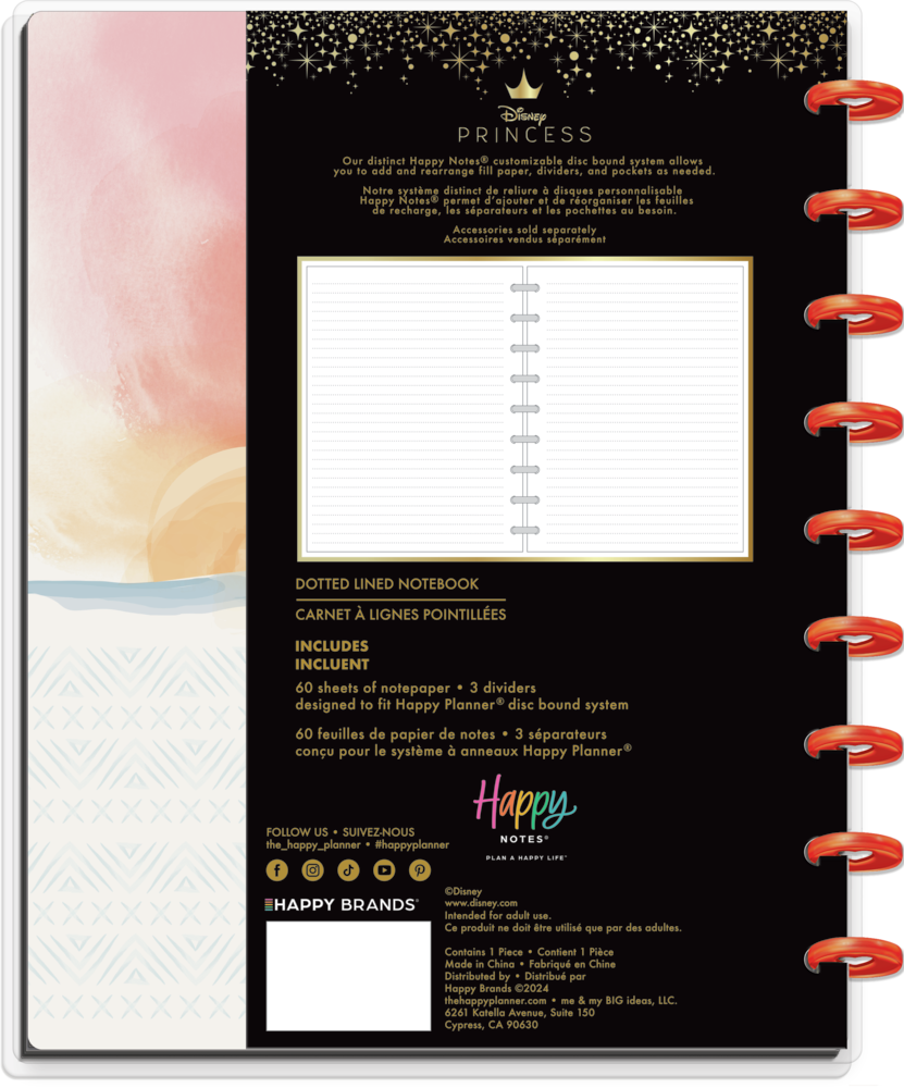 Disney Moana - Dotted Lined Classic Notebook - 60 Sheets