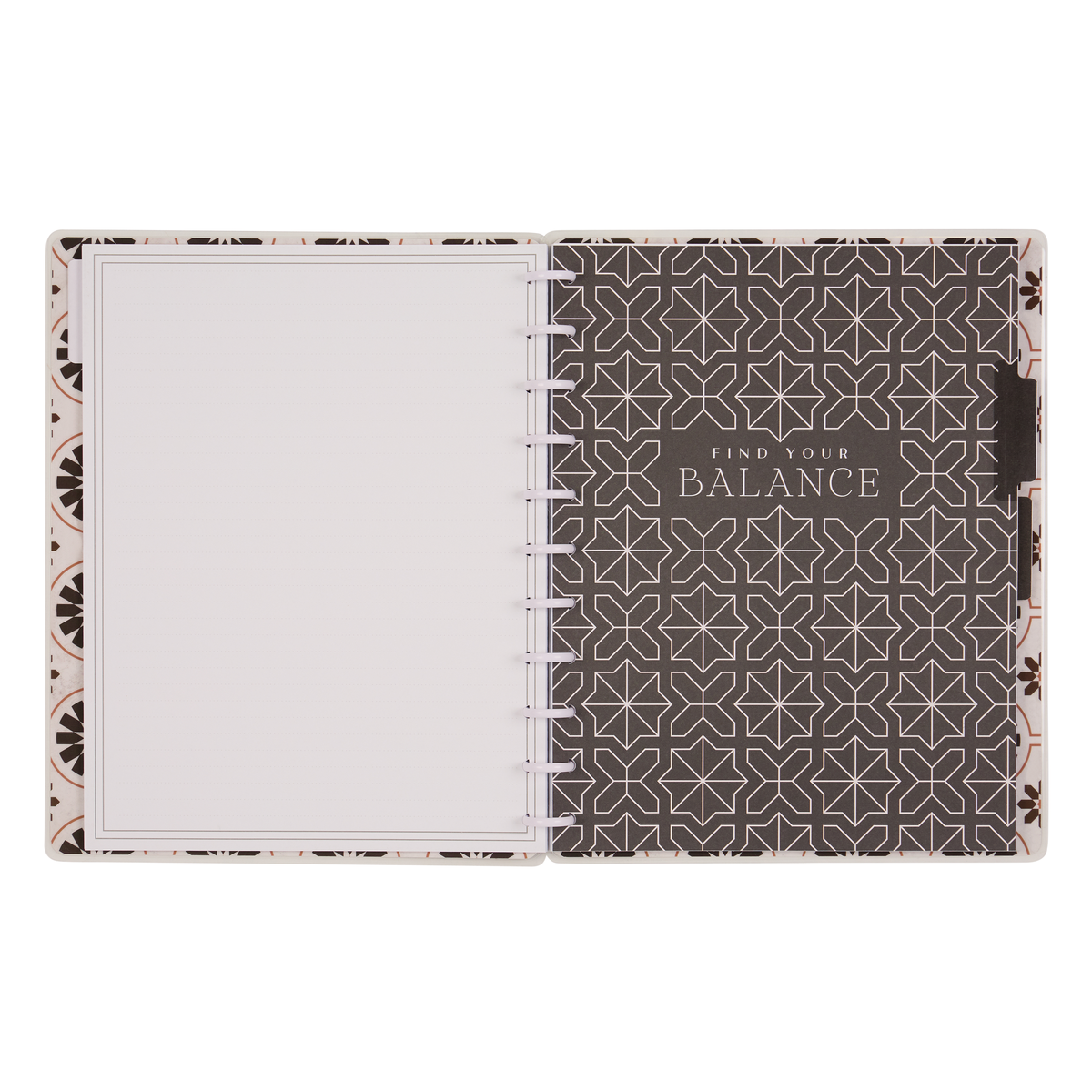 Textured Tile - Dotted Lined Big Notebook - 60 Sheets