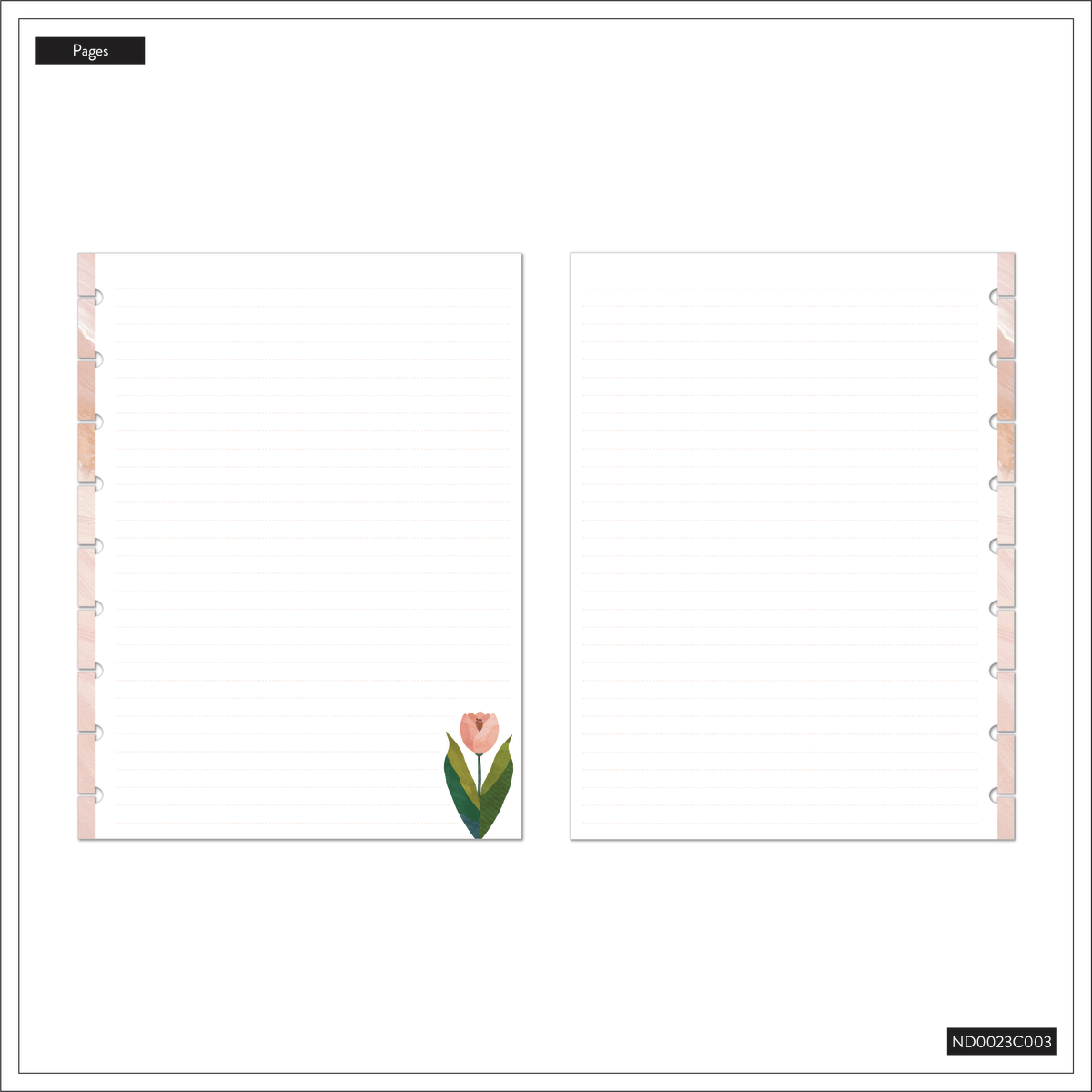 Pastel Canvas Parenting - Dotted Lined Classic Notebook - 60 Sheets