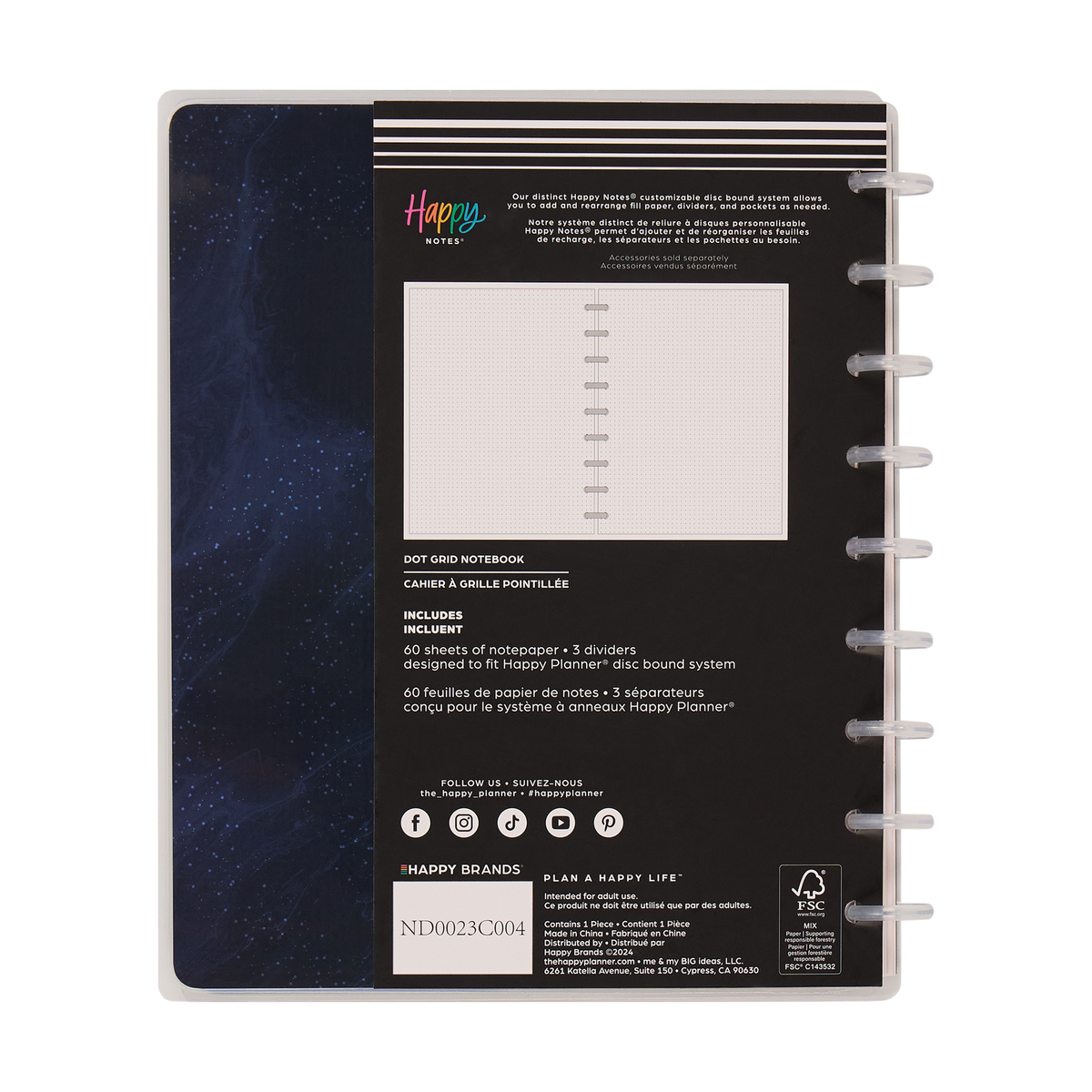 Starcrossed - Dot Grid Classic Notebook - 60 Sheets