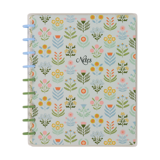 Cottage Charm - Dotted Lined + Dot Grid Classic Notebook - 60 Sheets