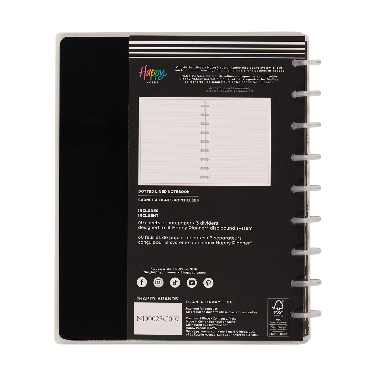 Mod Sketches - Dotted Lined Classic Notebook - 60 Sheets