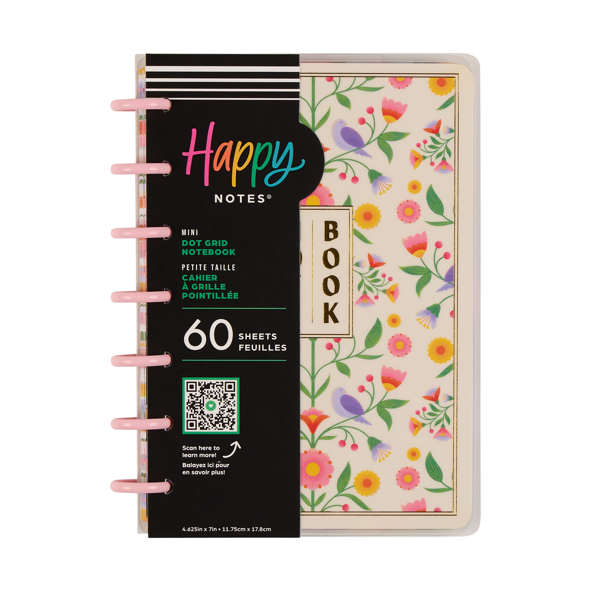 Bloom & Glow - Dot Grid Mini Notebook - 60 Sheets