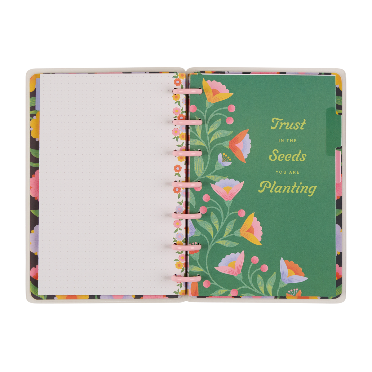 Bloom & Glow - Dot Grid Mini Notebook - 60 Sheets