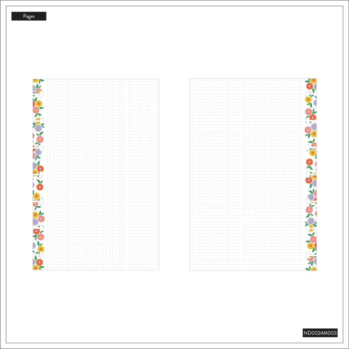 Bloom & Glow - Dot Grid Mini Notebook - 60 Sheets