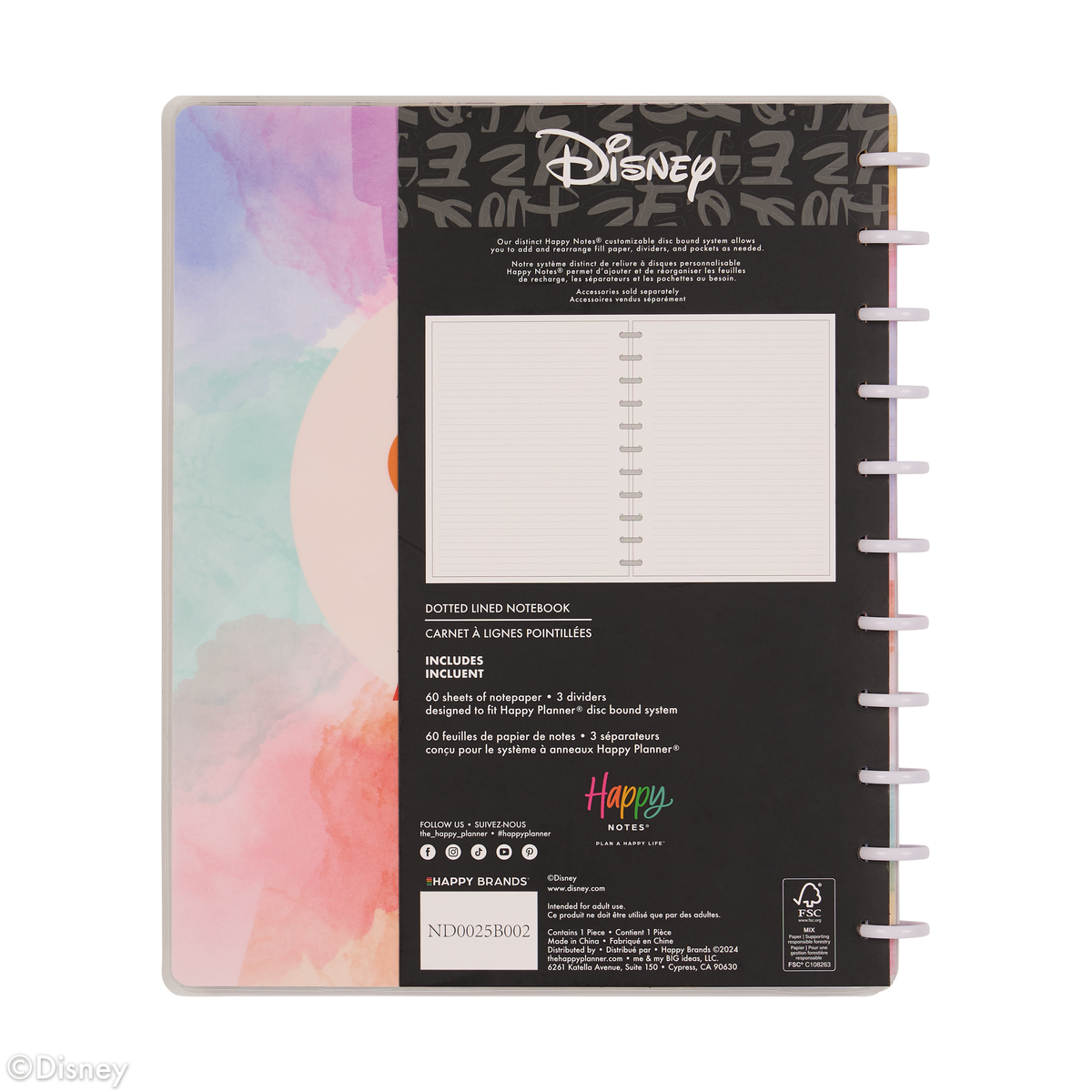 Disney The Aristocats - Dotted Lined Big Notebook - 60 Sheets