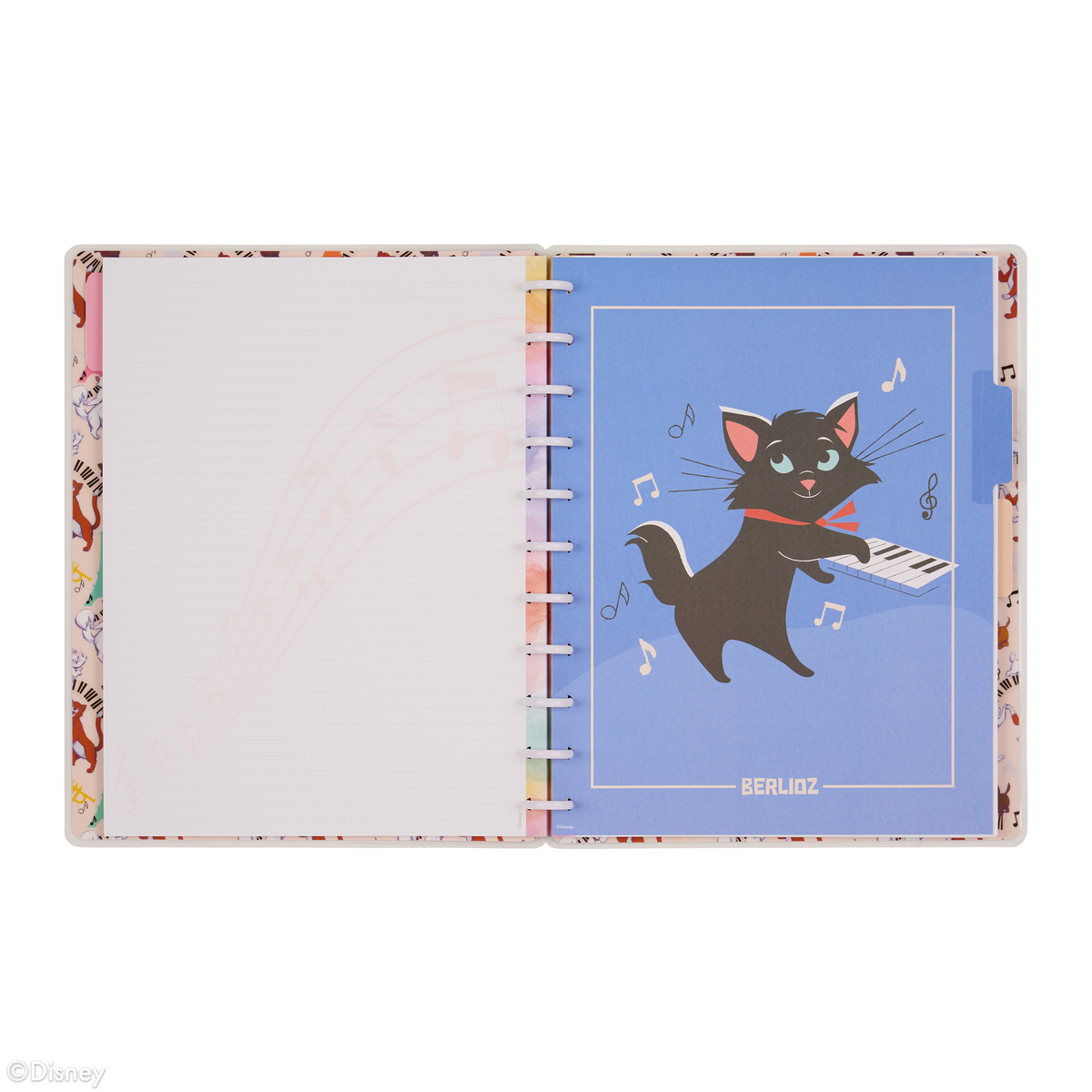 Disney The Aristocats - Dotted Lined Big Notebook - 60 Sheets