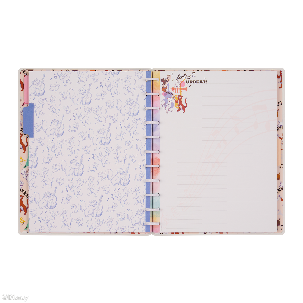 Disney The Aristocats - Dotted Lined Big Notebook - 60 Sheets