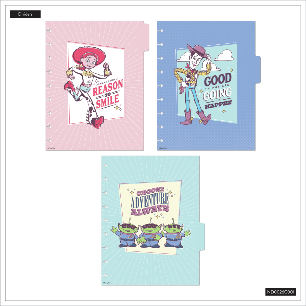 Disney & Pixar Toy Story 30th Anniversary - Dotted Lined Classic Notebook - 60 Sheets