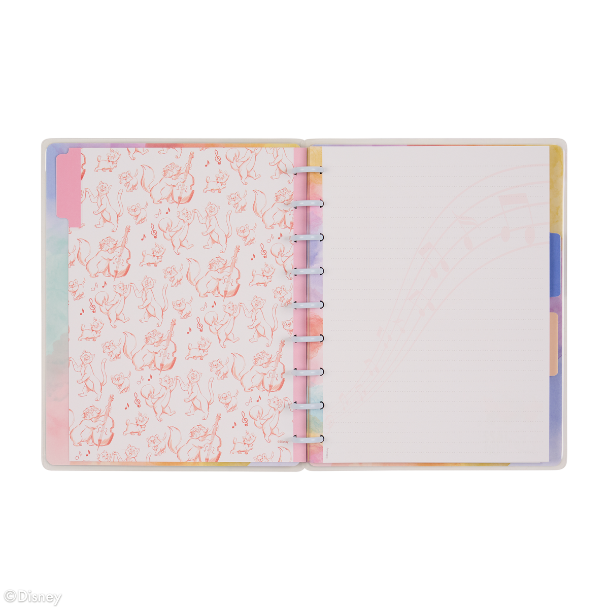 Disney The Aristocats - Dotted Lined Classic Notebook - 60 Sheets