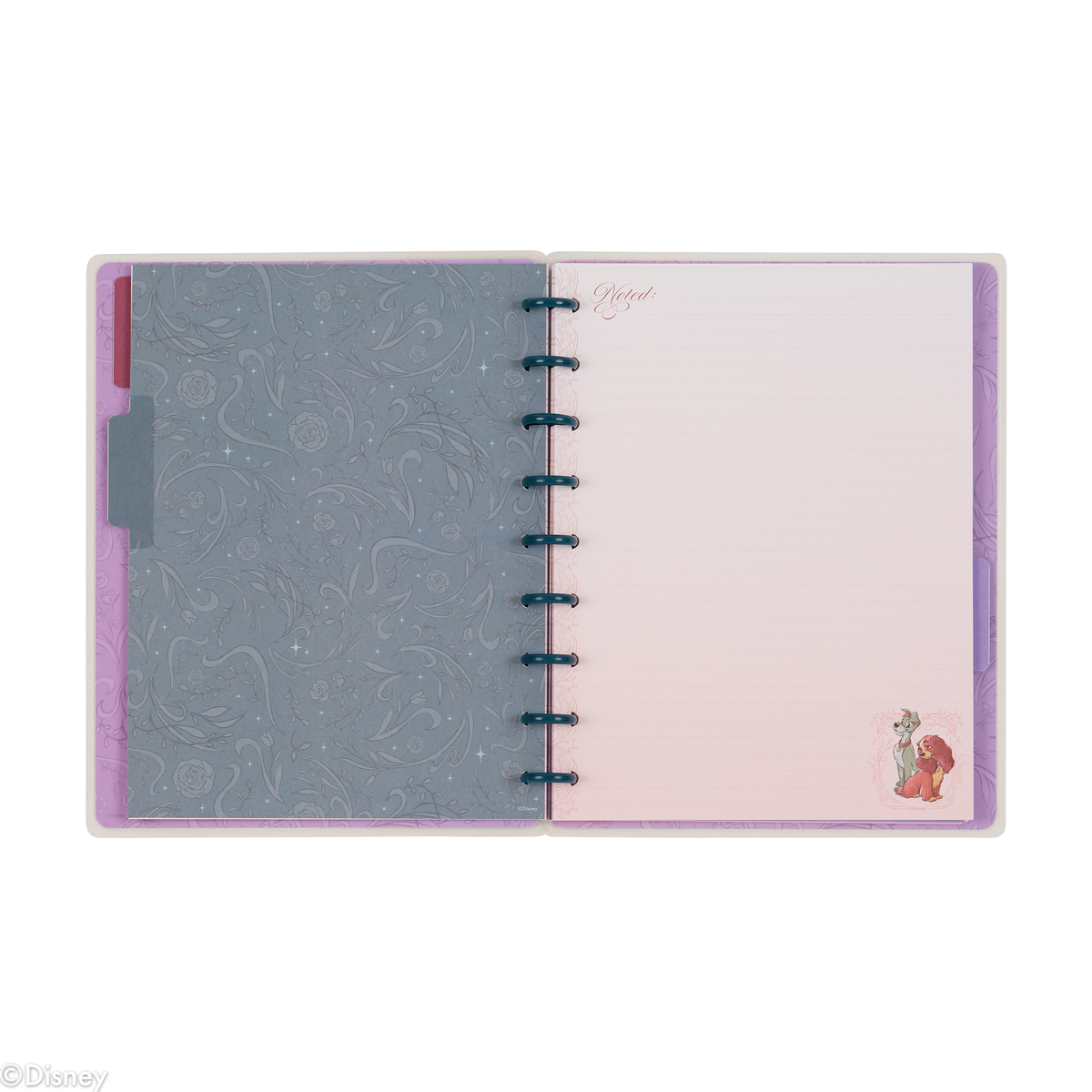 Disney Lady & The Tramp - Dotted Lined Classic Notebook - 60 Sheets