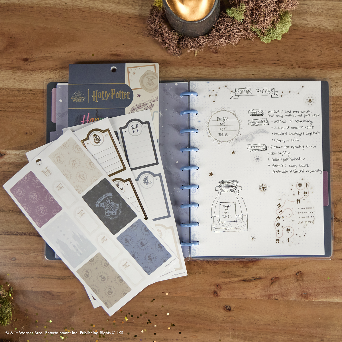 Harry Potter - Dot Grid Classic Notebook - 60 Sheets