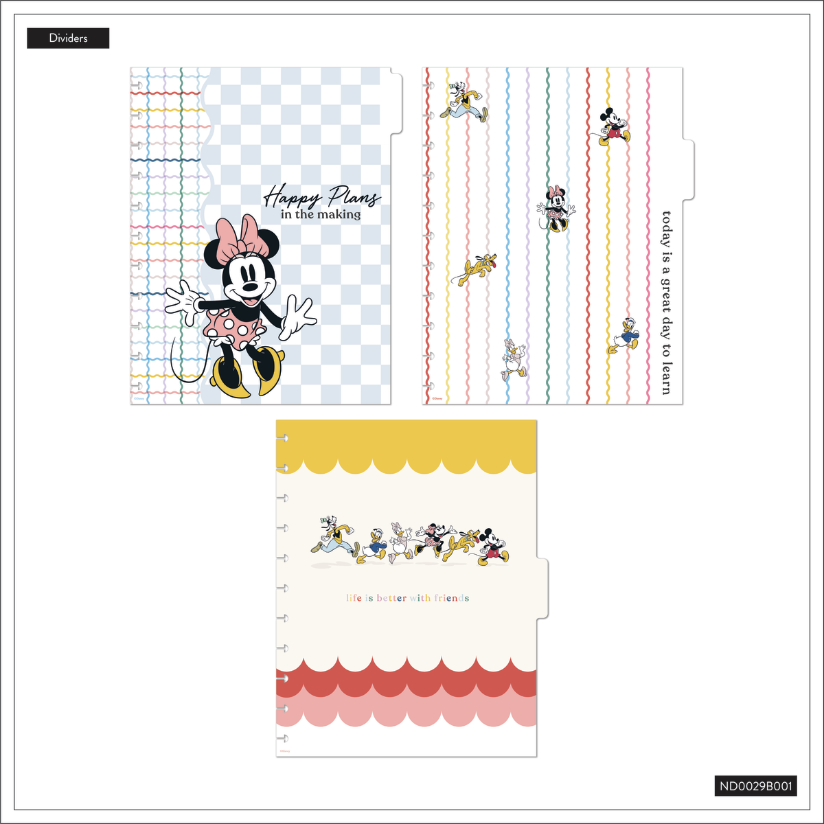 Disney Mickey Mouse & Friends Teacher - Dotted Lined Big Notebook - 60 Sheets