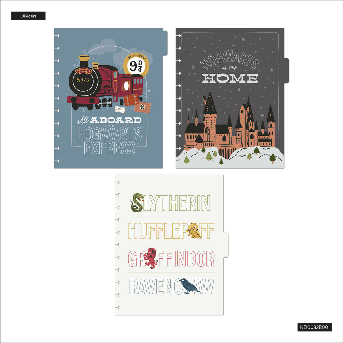 Harry Potter Student - Dotted Lined Big Notebook - 60 Sheets