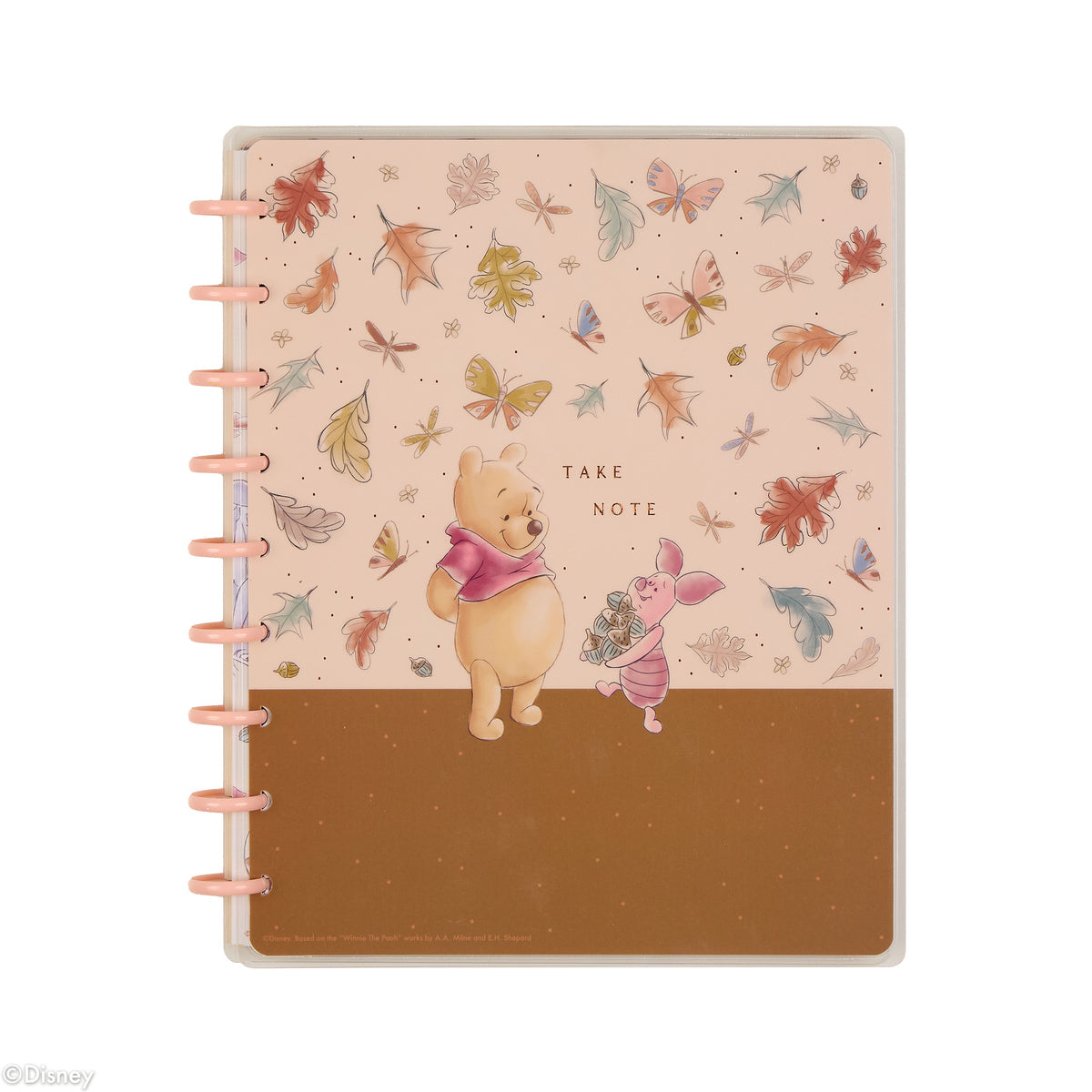 Disney Winnie the Pooh Seasonal - Dotted Lined Classic Notebook - 60 Sheets