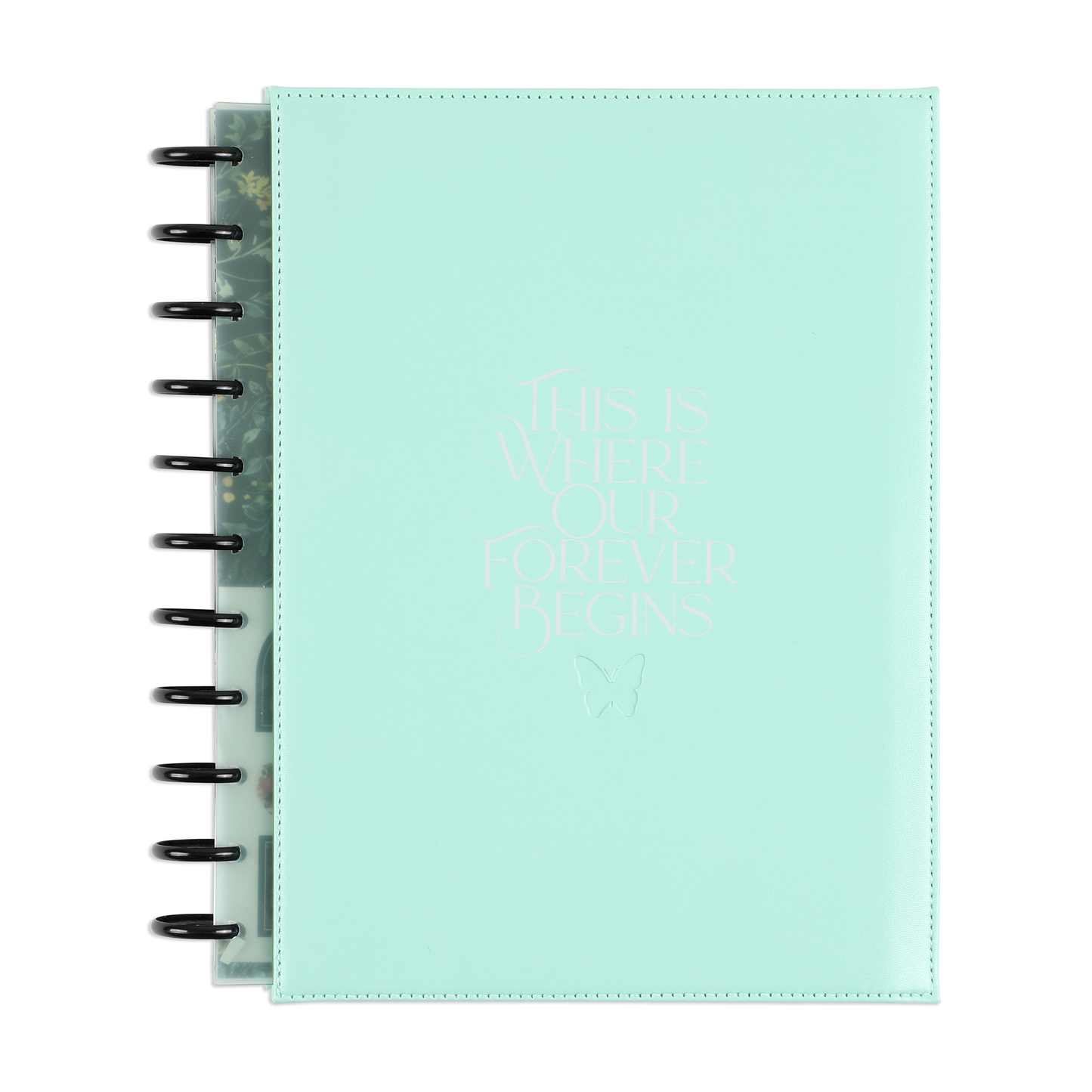 Blooming Elegance Wedding  - DELUXE Big Happy Memory Keeping Wedding Photo Journal - 80 Sheets