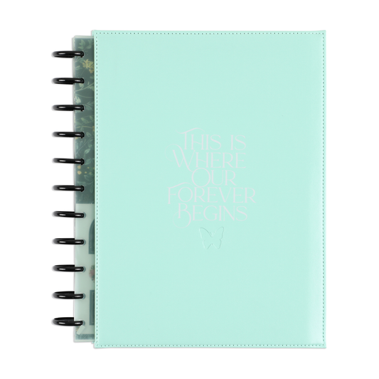 Blooming Elegance Wedding  - DELUXE Big Happy Memory Keeping Wedding Photo Journal - 80 Sheets