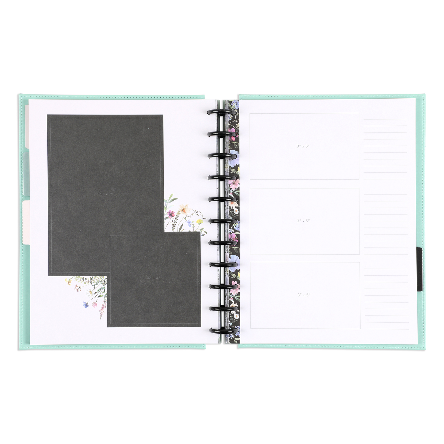 Blooming Elegance Wedding  - DELUXE Big Happy Memory Keeping Wedding Photo Journal - 80 Sheets