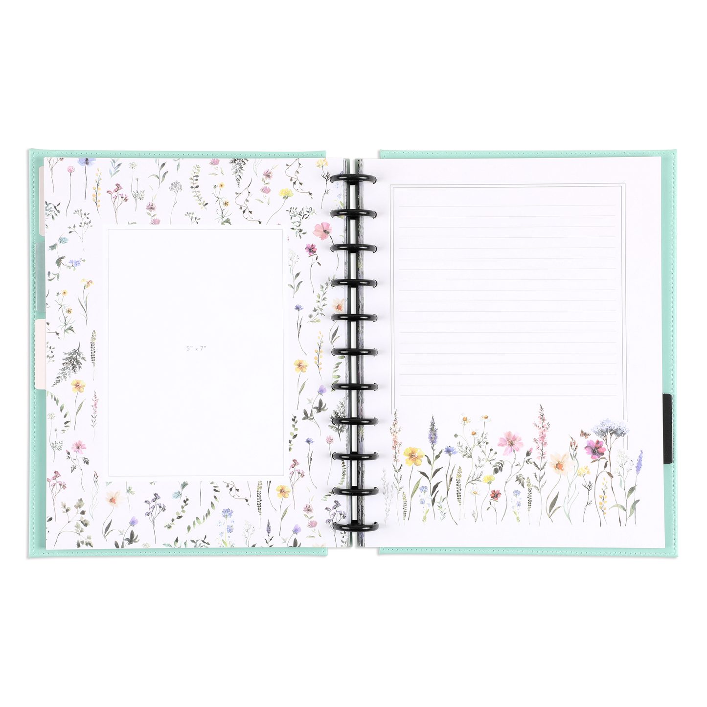 Blooming Elegance Wedding  - DELUXE Big Happy Memory Keeping Wedding Photo Journal - 80 Sheets