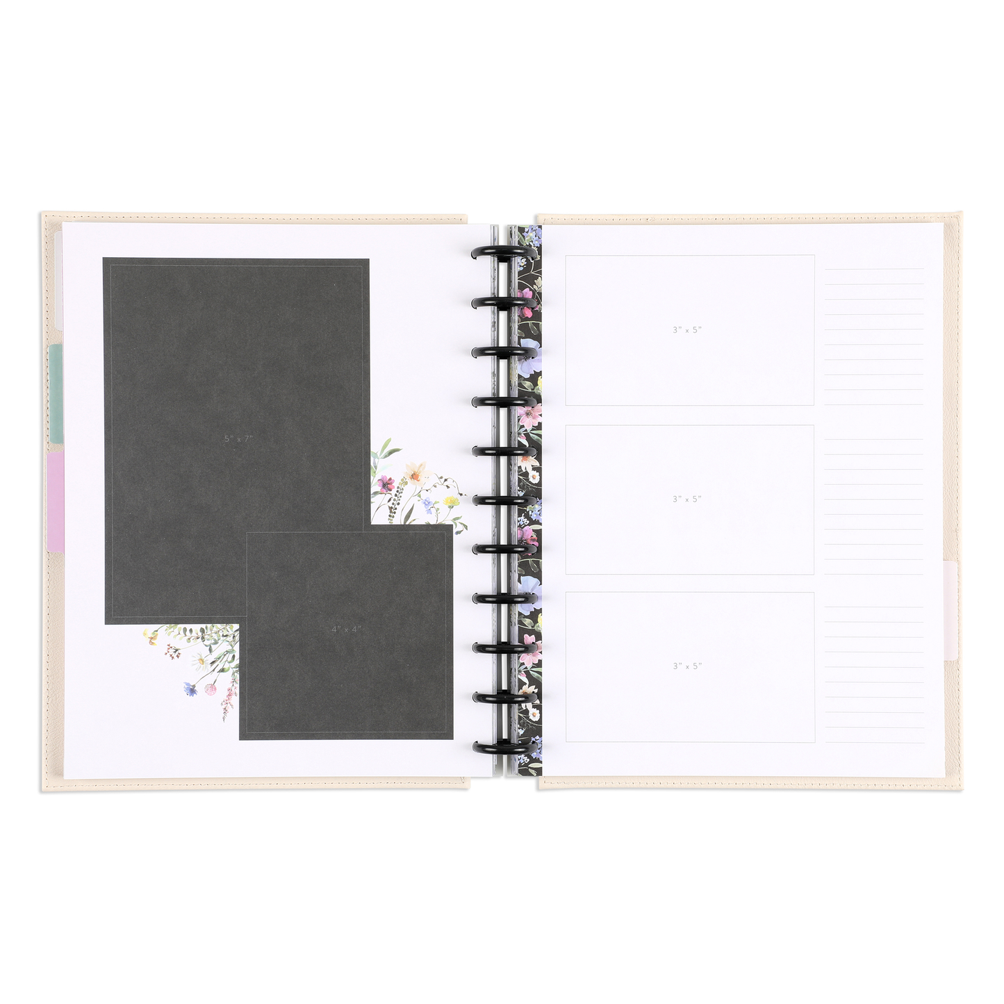 Blooming Romance Wedding - DELUXE Big Happy Memory Keeping Wedding Photo Journal - 80 Sheets