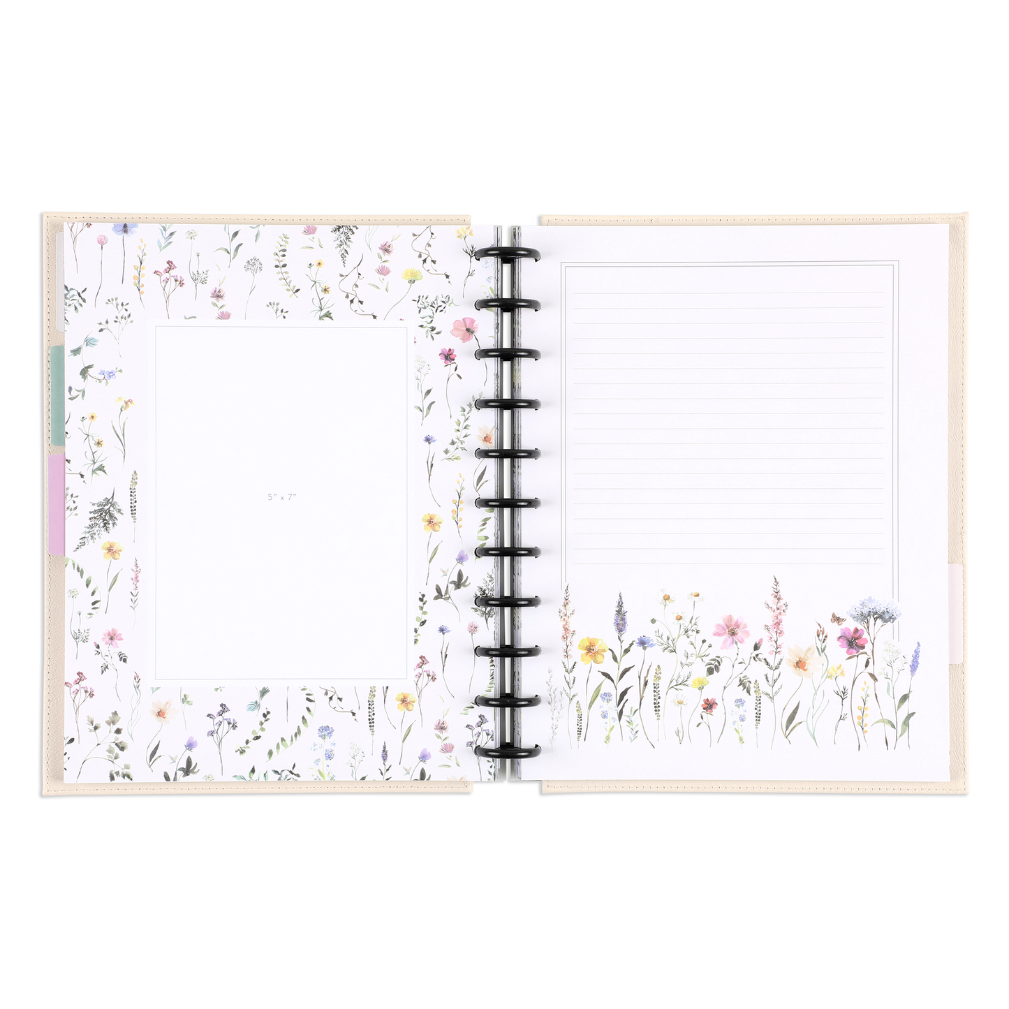 Blooming Romance Wedding - DELUXE Big Happy Memory Keeping Wedding Photo Journal - 80 Sheets