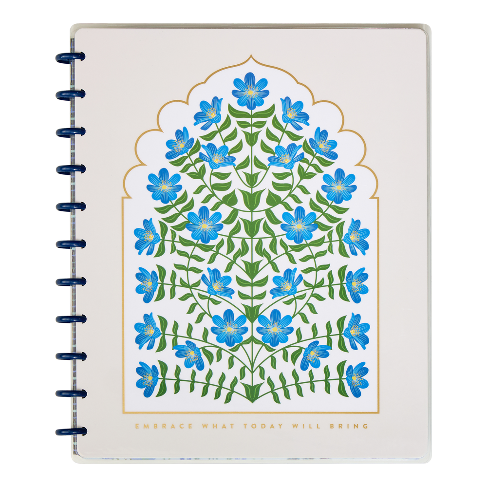 Exotic Borders - Dotted Lined Big Notebook - 60 Sheets