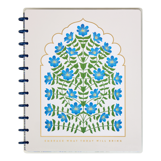 Exotic Borders - Dotted Lined Big Notebook - 60 Sheets