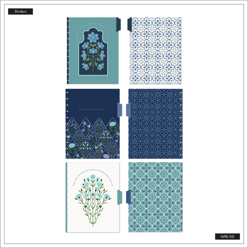 Exotic Borders - Dotted Lined Big Notebook - 60 Sheets