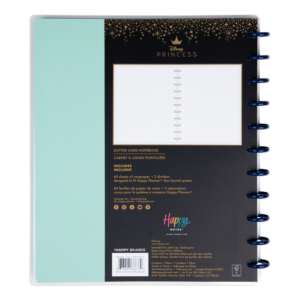 Disney Snow White - Dotted Lined Big Notebook - 60 Sheets