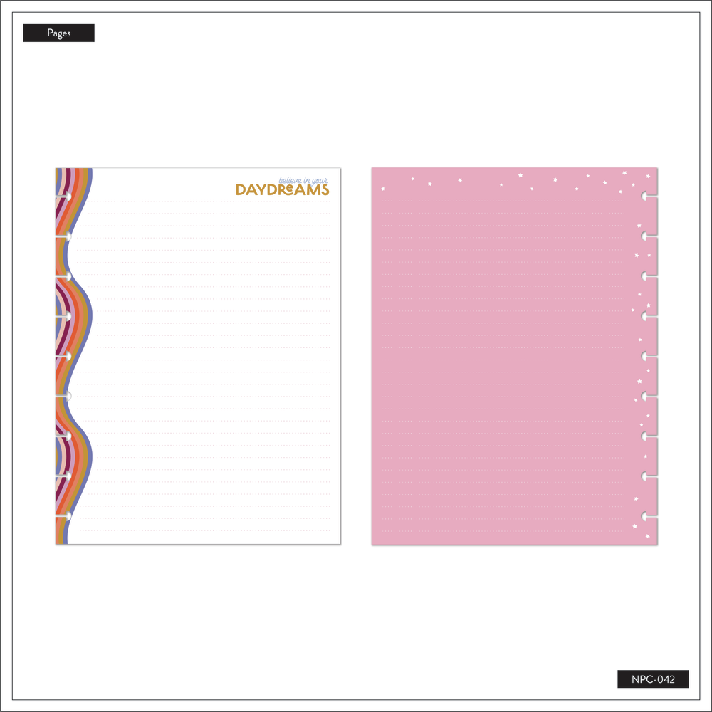 Love is Love Happy Planner x The Pigeon Letters - Dotted Lined Classic Notebook - 60 Sheets