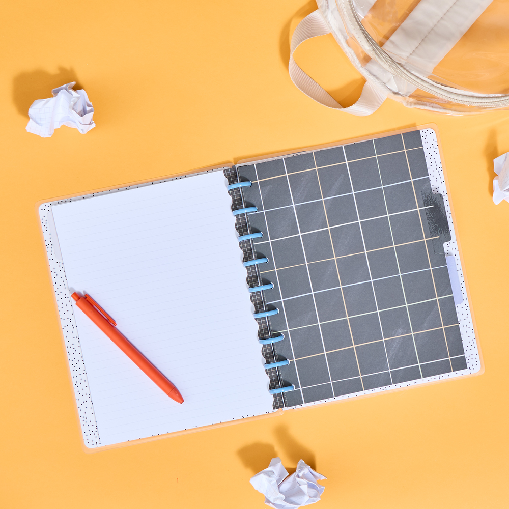 Quirky Plans Student - Dotted Lined Classic Notebook - 60 Sheets