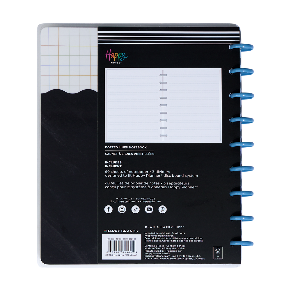 Quirky Plans Student - Dotted Lined Classic Notebook - 60 Sheets