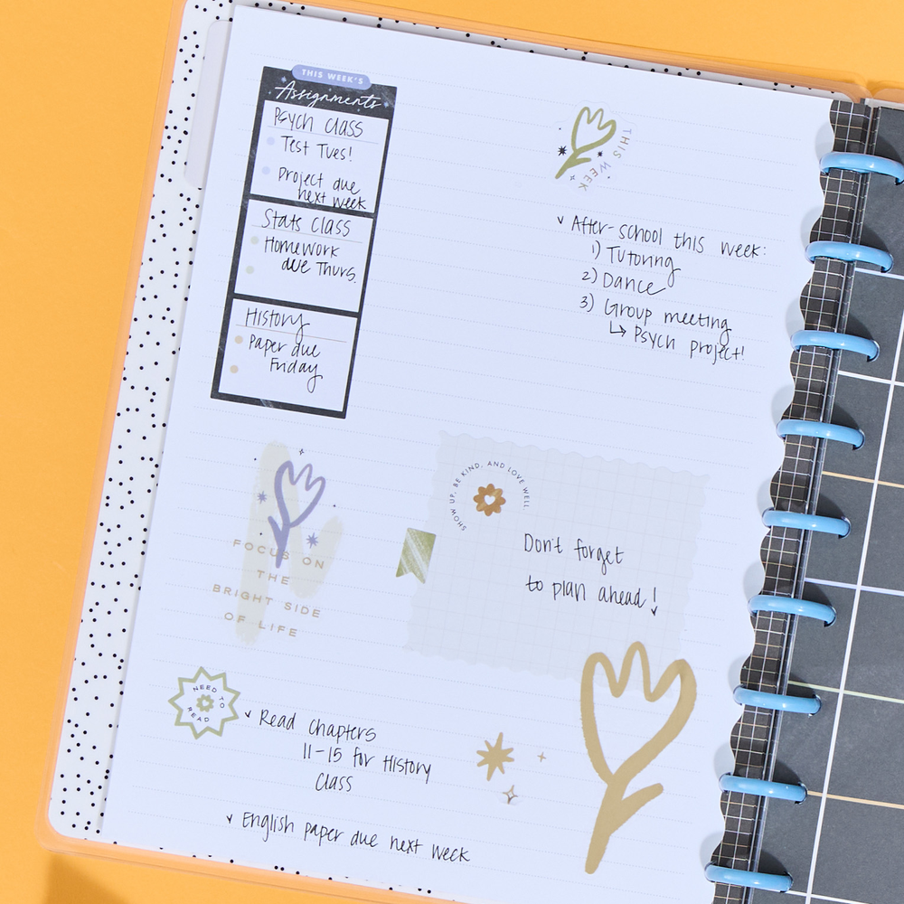 Quirky Plans Student - Dotted Lined Classic Notebook - 60 Sheets