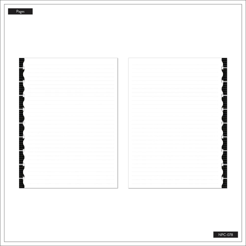 Quirky Plans Student - Dotted Lined Classic Notebook - 60 Sheets