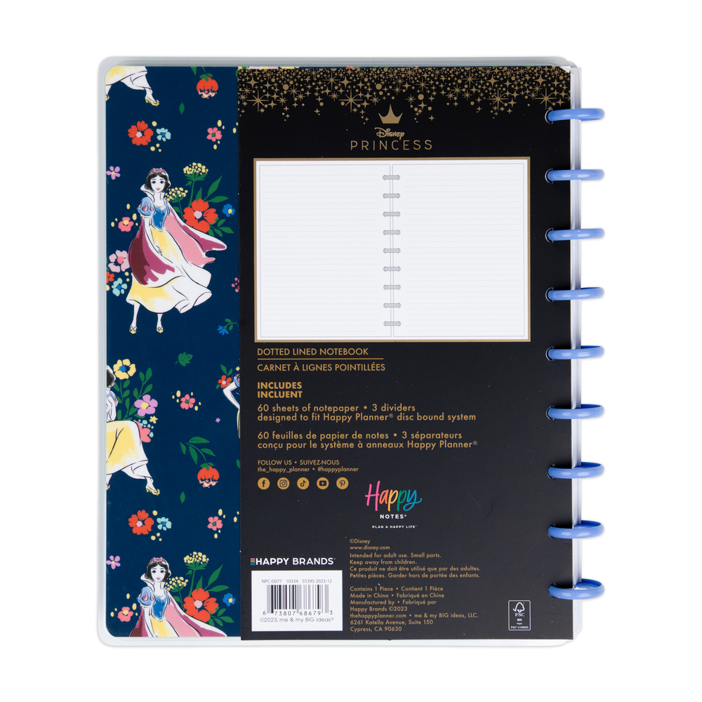 Disney Snow White - Dotted Lined Classic Notebook - 60 Sheets