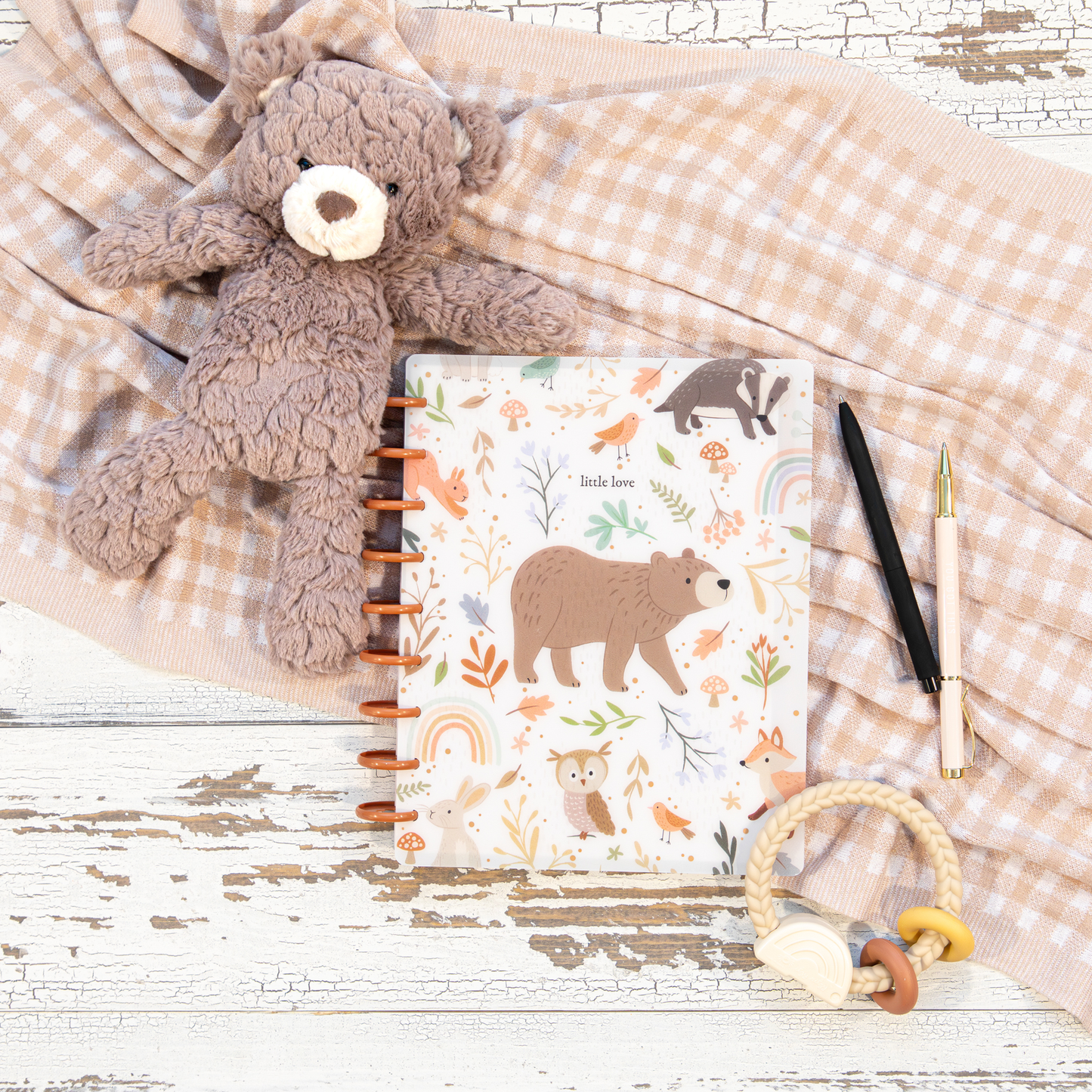 Colorful Creatures Baby - Classic Happy Memory Keeping Photo Journal - 80 Sheets