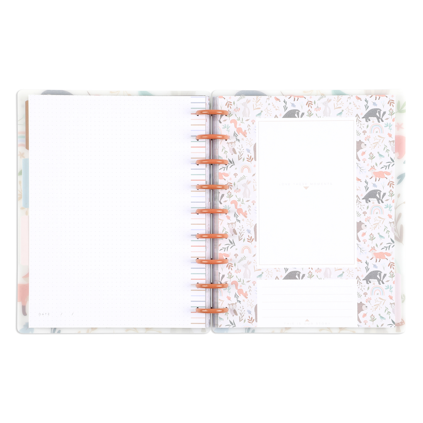 Colorful Creatures Baby - Classic Happy Memory Keeping Photo Journal - 80 Sheets