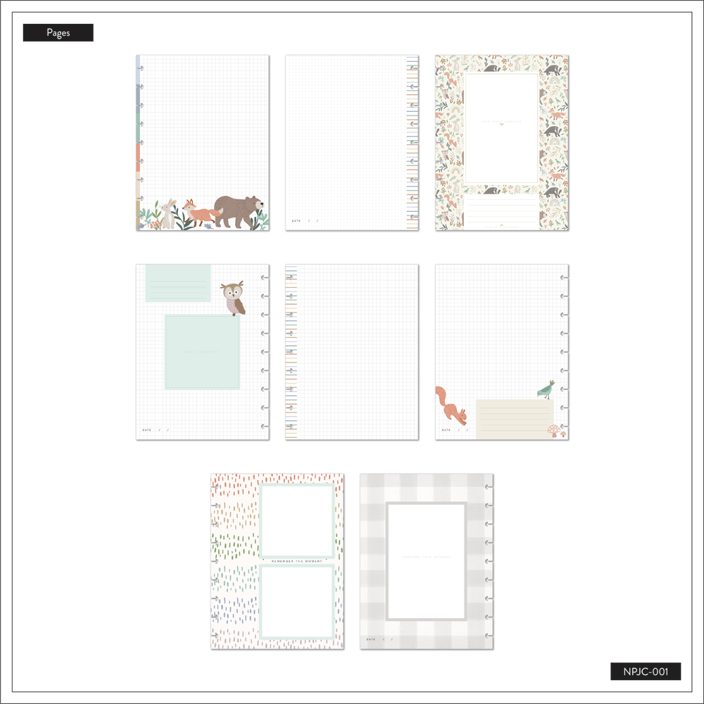 Colorful Creatures Baby - Classic Happy Memory Keeping Photo Journal - 80 Sheets