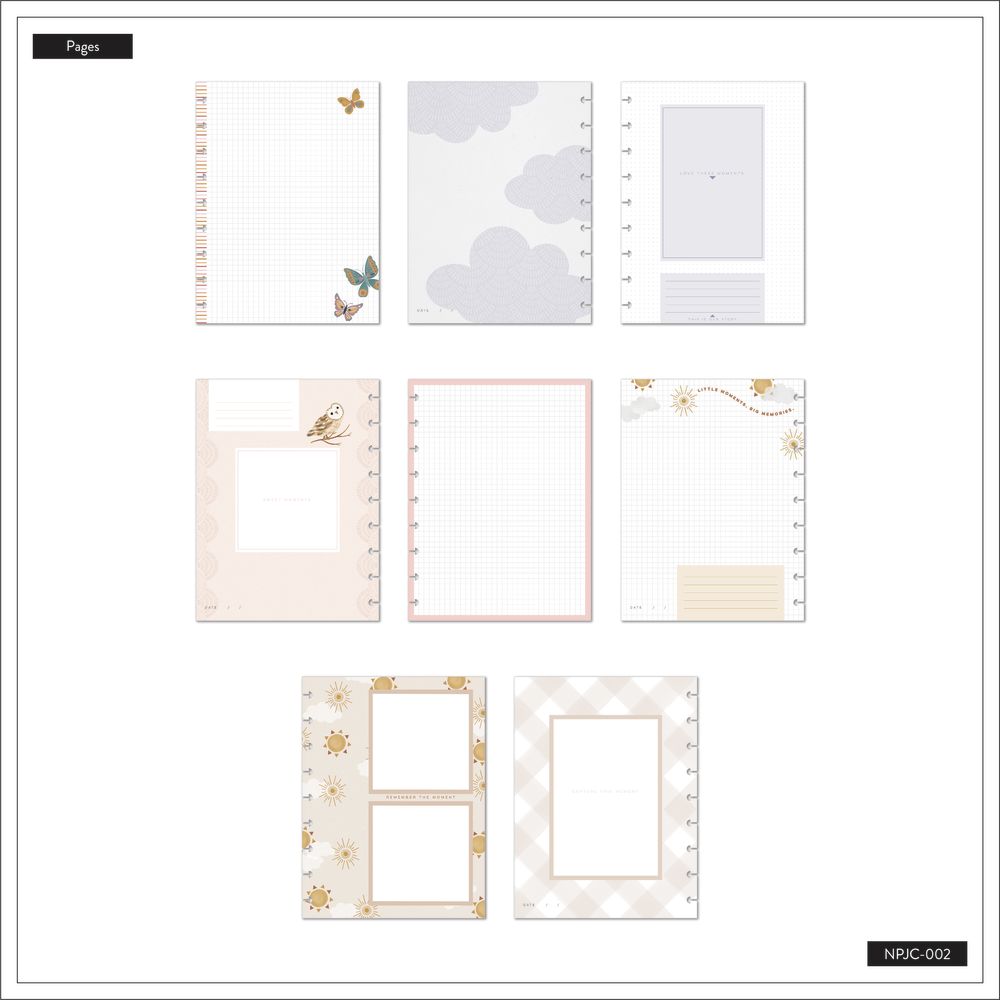 Beloved Butterflies Baby - Classic Happy Memory Keeping Photo Journal - 80 Sheets