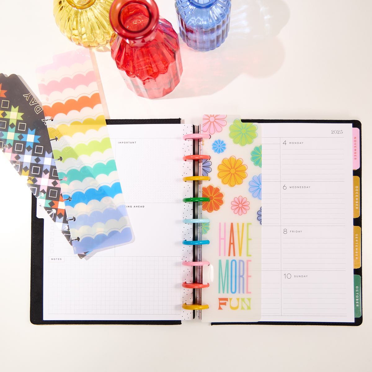 Happy Outlines - Classic Bookmarks - 3 Pack