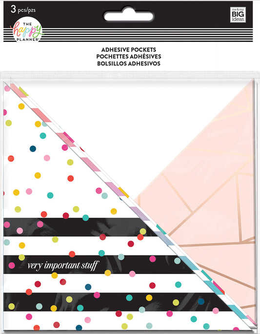 Rainbow Stripe - Adhesive Pocket