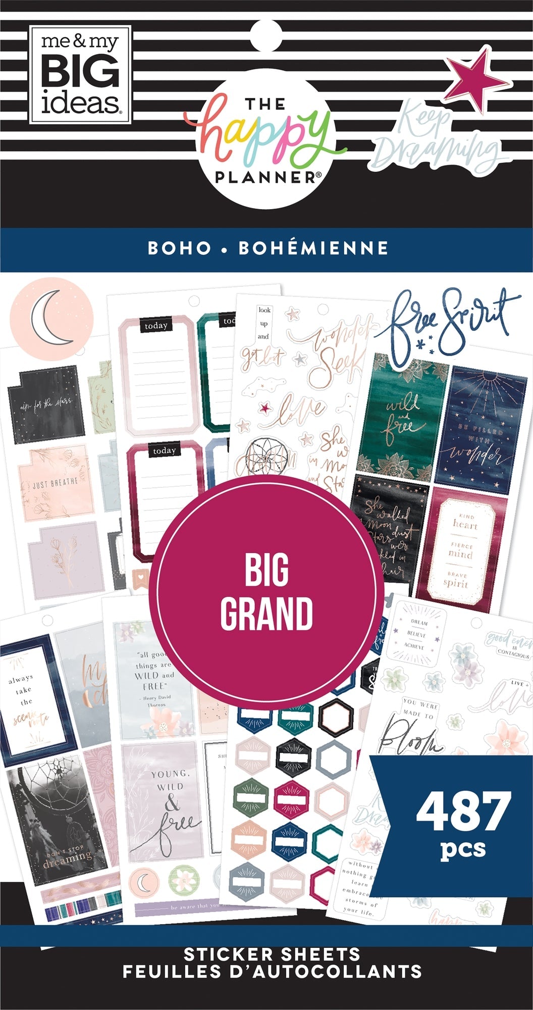 Value Pack Stickers - Boho - BIG