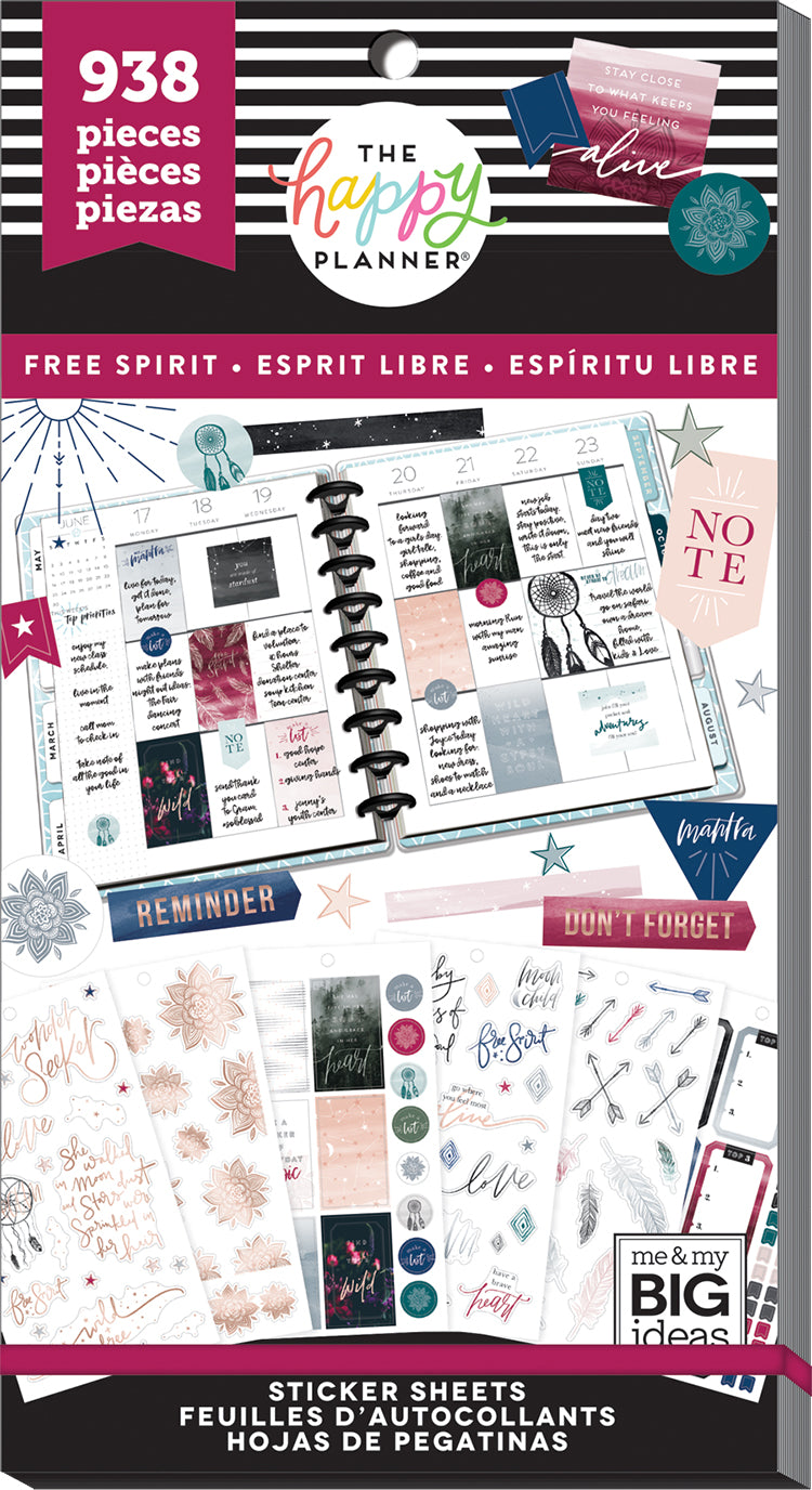 Value Pack Stickers - Free Spirit (Boho)